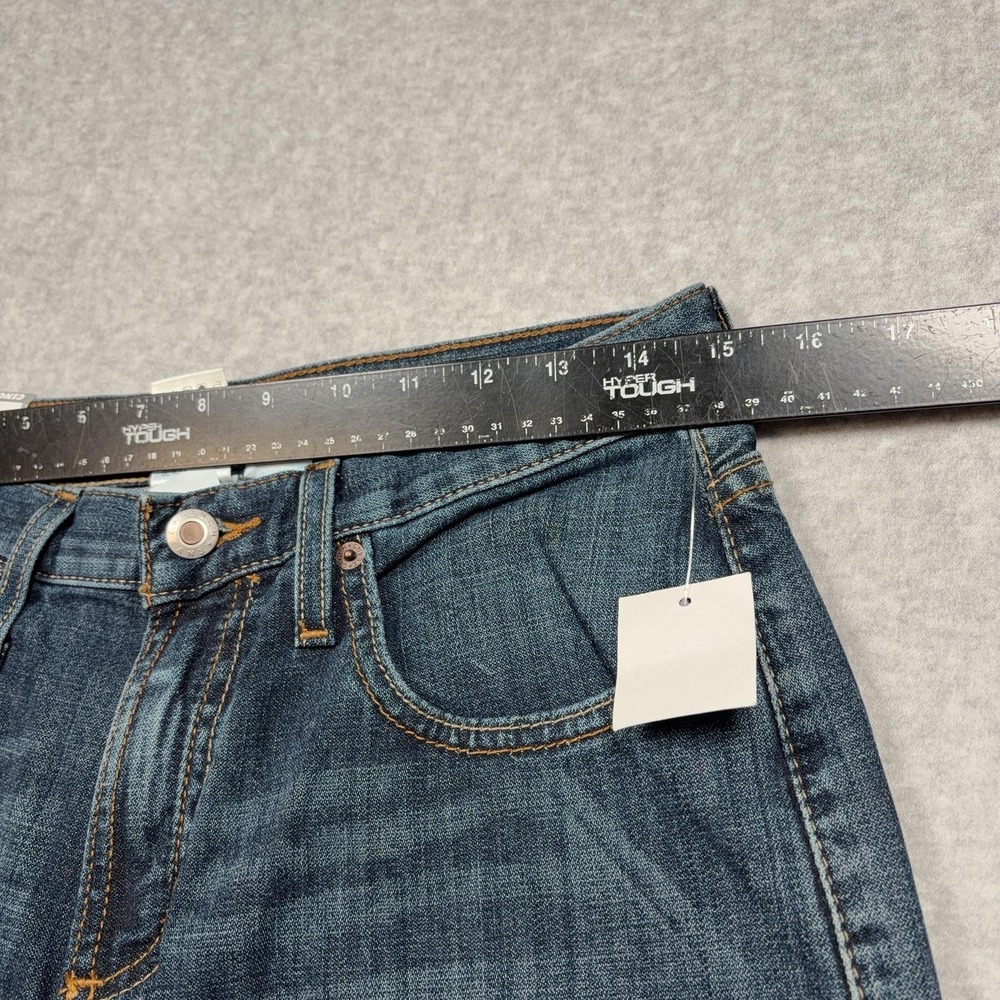 Cinch Silver Label Slim Jeans Mens 28x36 Blue Med Wash Straight Denim MB98034006 - Picture 7 of 12